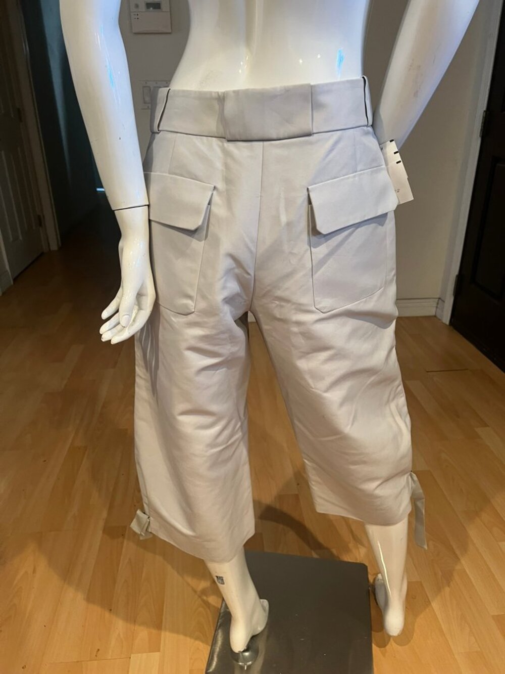 VINTAGE MARC JACOBS CROP SIDE TIE PANTS CULOTTES SIZE 4 MADE IN USA - Picture 5 of 7